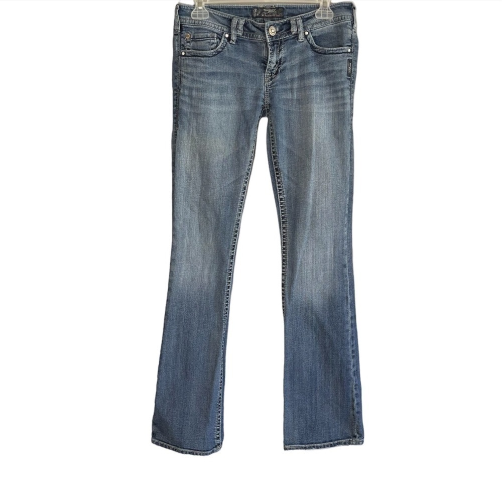 Silver Jeans‎ Dawson Flap Pocket Medium Wash Bootcut Jeans Size 28
